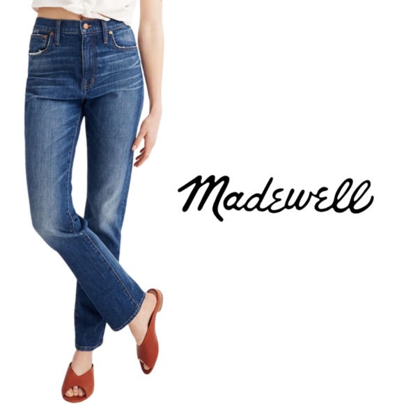 Madewell The High-Rise Slim Boyjean - Milton Wash - Size 26 - Picture 1 of 15